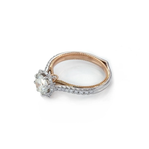 VERRAGIO  Engagement Ring in Rose Gold White Gold Retail: $25k - Picture 4 of 10